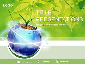Nature: plant growth PowerPoint Templates