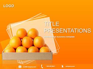 Exotic Orange PowerPoint Templates