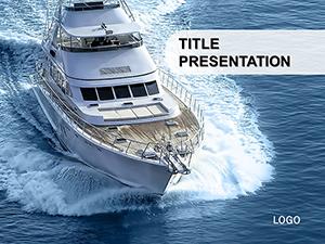 Private Cruise PowerPoint Template: Presentation