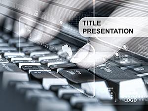 PowerPoint Typing on the Keyboard templates