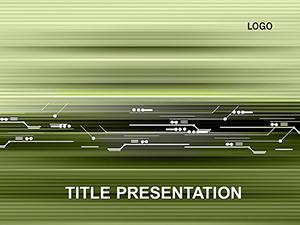 Green Linear PowerPoint Templates
