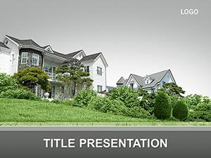 Rental House PowerPoint Template Presentation