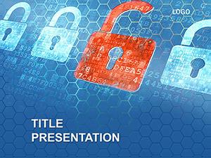 Lock Protection PowerPoint Template