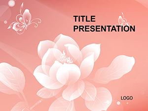 Love Flower PowerPoint Templates