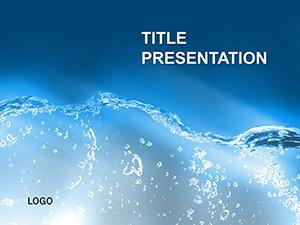 Water Basis of Life PowerPoint Template: Presentation
