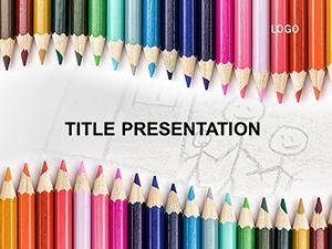Pencils for Drawing PowerPoint Templates