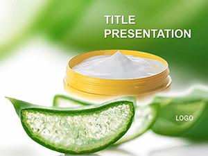Aloe Vera Cream PowerPoint Templates