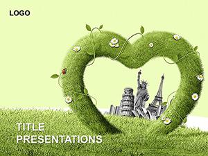 Love to Tourist Attractions PowerPoint Template