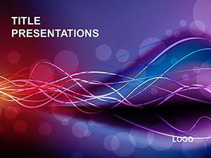 Purple Wallpaper PowerPoint Template - Download Free PPT