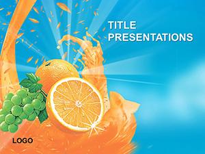 Citrus Juices PowerPoint Template: Presentation
