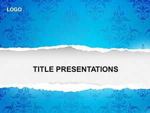 Torn Wallpaper PowerPoint Templates