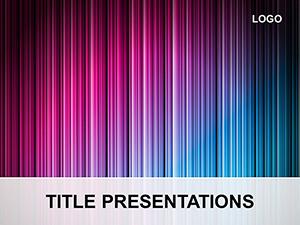 Abstract : Rainbow Fiction Background PowerPoint Templates