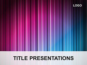 Abstract Rainbow Fiction Background PowerPoint Templates