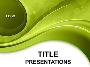 Green Sheets PowerPoint Templates