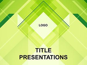 Background with Rhombus PowerPoint Templates