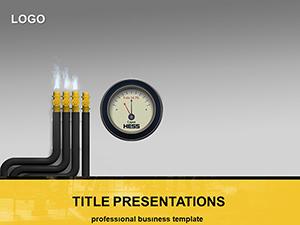 Gas Conduit PowerPoint templates