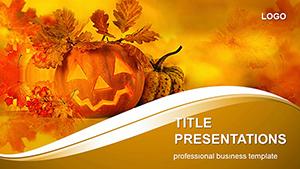 Autumn Celebration Halloween PowerPoint templates