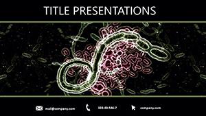 Medicine Ebola Symptoms PowerPoint Template - Professional Presentation