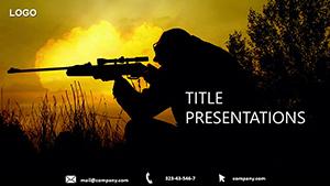 Shooter War PowerPoint template