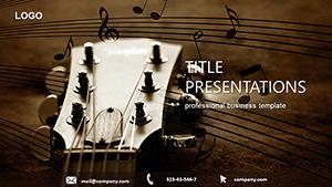 Tuning Your Guitar PowerPoint Templates