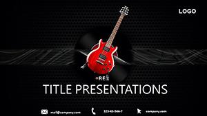 Recording Guitar PowerPoint Templates