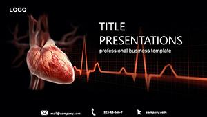 Cardiology Heart Disease PowerPoint Template | Download Now