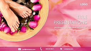 Relaxation Feet PowerPoint templates