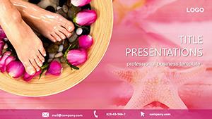 Relaxation Feet PowerPoint Template Presentation