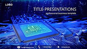 Computer Chip PowerPoint templates