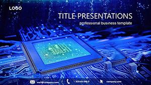 Computer Chip PowerPoint presentation template