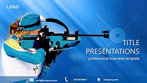 Sport : Biathlon PowerPoint template