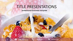 Food Flakes PowerPoint Template: Presentation