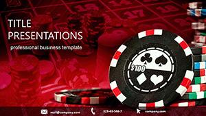 Casino Chips - Art PowerPoint templates