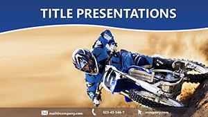 Motor Track Racing PowerPoint templates