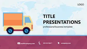 Dynamic Cargo Delivery PowerPoint Template - Download Presentation