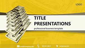 Dollars Money Sorting PowerPoint templates