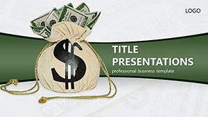 Bag of Dollar PowerPoint Template | Professional Presentation Themes