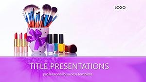 Lush Cosmetics PowerPoint template