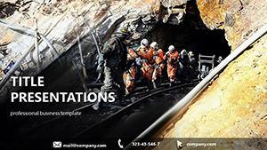Mining Industry PowerPoint template