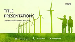 Wind Energy PowerPoint template
