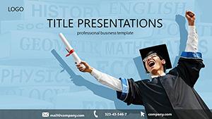 College diploma PowerPoint template