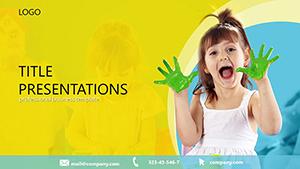 Teach Child to Draw PowerPoint Template: Presentation