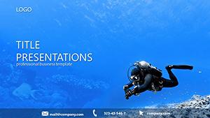Diver PowerPoint template