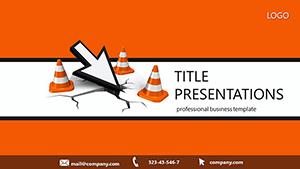 Negative Consequences PowerPoint template