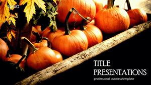 Calendar Autumn Holidays PowerPoint Template