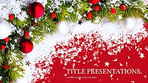 Celebrate Christmas properly PowerPoint template