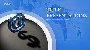 Paid email Newsletter PowerPoint template