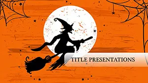 Halloween witches PowerPoint templates