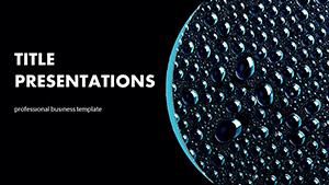 Abstract Bubbles Background PowerPoint Template for Presentation