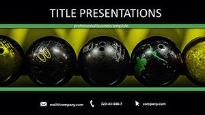 Bowling PowerPoint template